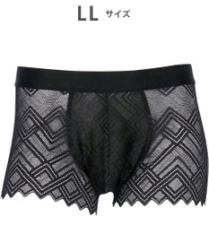 WACOAL MEN WACOAL MEN ボクサーパンツ 【レースボクサー】 フロント快適グラマラス 通気性(本体) 前閉じ 下着 メンズ WT3828 /ワコールメン