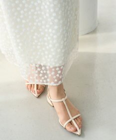 UNFILO L エンブロイダリー レーススカート