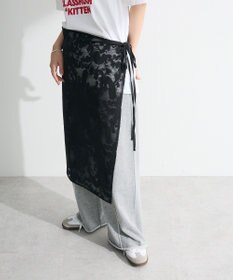 Green Parks レース巻きスカート