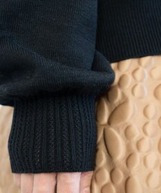 muuc エクストラファインメリノ・丸襟カーディガン