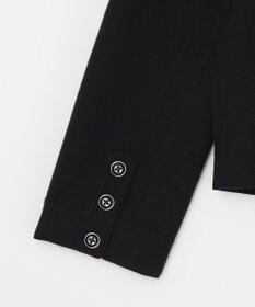 自由区 L ミラノリブ ニット ノーカラージャケット