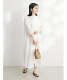 CRAFT STANDARD BOUTIQUE インド綿混レース使いワンピース