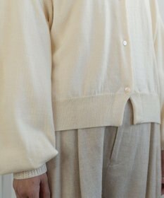 muuc エクストラファインメリノ・丸襟カーディガン