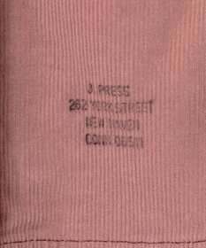 J.PRESS MEN コーデュロイパッチワークシャツ