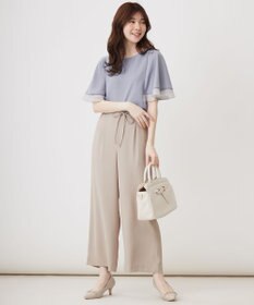 ANY SIS S 【洗える】フレアスリーブ ブラウス