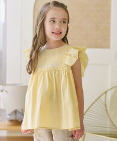 組曲 KIDS 【150-160㎝】 フラワーエンブロイダリーブラウス