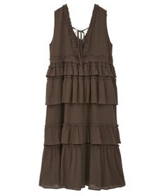 Green Parks ■ＥＳＣＡＲ　レース×コットンティアードワンピース