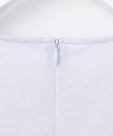 23区 【洗える】エンブロイダリー コンビジャージー カットソー