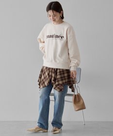 AMERICAN HOLIC フレンチロゴ裏起毛プルオーバー