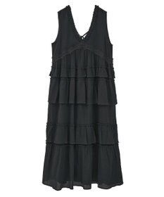 Green Parks ■ＥＳＣＡＲ　レース×コットンティアードワンピース