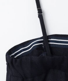 GRACE CONTINENTAL リネンタッチビスチェサロペ