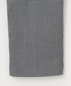 J.PRESS LADIES L 【洗える】シャークスキンハウンドトゥース テーパード パンツ