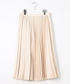 自由区 【WEB限定・洗える】ロイヤルサテンプリーツ スカート