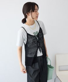 CRAFT STANDARD BOUTIQUE ノットヤーン透かしビスチェ