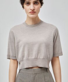 BEIGE， 【洗える】LA MONNAIE / ショート丈ニット