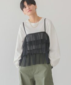 AMERICAN HOLIC ティアードチュールキャミソール