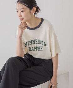 AMERICAN HOLIC ロゴ入りヴィンテージ半袖プルオーバー