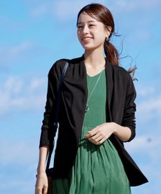 Tiaclasse 【新色追加・UVケア・接触冷感】“やみつき”着ながしロングカットソーカーデ