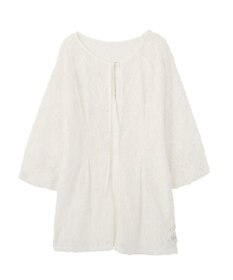 earth music&ecology レースフラワーブラウス