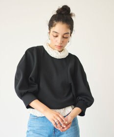 #Newans ラウンドスリーブカットソー