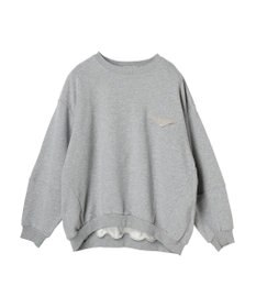 AMERICAN HOLIC ポケット付きバックドレープ裏毛プルオーバー