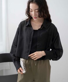 WEGO 【シワになりにくい】シアーショートシャツ