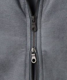 JOSEPH HOMME 新素材【ストレッチ/光沢感】レザーライクジャージーコンビ　フーディー