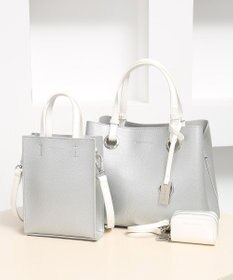 style code 【MERCURYDUO/マーキュリーデュオ】限定3点セット　①キーリング付両アオリハンドバッグ、②縦長ショルダーバッグパスポート入れ、③Wファスナースマートキーケース