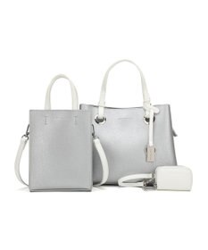 style code 【MERCURYDUO/マーキュリーデュオ】限定3点セット　①キーリング付両アオリハンドバッグ、②縦長ショルダーバッグパスポート入れ、③Wファスナースマートキーケース