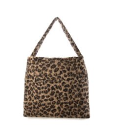 UNBILLION カシュカシュ cachecache / レオパードループツイードワンショルダートート