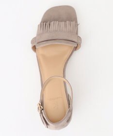 組曲 フリンジチャンキーヒールサンダル