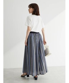 Green Parks ・ＥＬＥＮＣＡＲＥ　ＤＵＥ　マルチストライプスカート