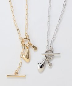 Phoebe ハートプレートチョーカーネックレス　ゴールド/40cm