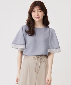 ANY SIS 【洗える】フレアスリーブ ブラウス