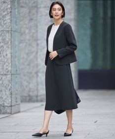 自由区 S 【セットアップ対応】トリアセダブルクロスノーカラー ジャケット