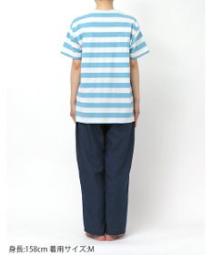 WACOAL PEANUTS パジャマ 4分袖 長ズボン 綿100%(本体) スヌーピー レディース FDT165 /ワコール