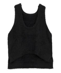 earth music&ecology フェザーUネックニットベスト