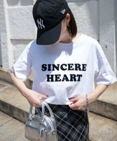 WEGO リボンデザイングラフィックショートT