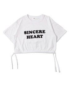 WEGO リボンデザイングラフィックショートT