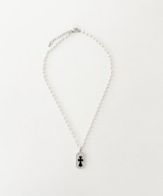 WEGO Lクロスモチーフパールチェーンネックレス