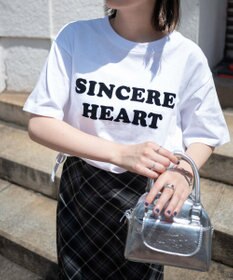 WEGO リボンデザイングラフィックショートT