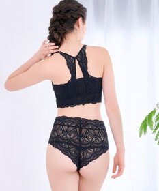 BRADELIS New York 【BRADELIS Me】Lovely Backstyle Panty26S1  総レースのハイウエストパンティ ショーツ