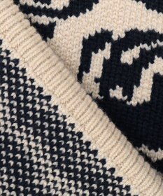 JOSEPH HOMME 【HIGH GRADE LINE】フォークアートジャガード　クルーネックニット