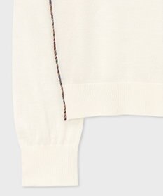 Paul Smith ドレープウール ストライプ タートルネック ニット