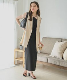 WEGO リネンライクサイドベルトベスト