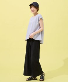 ANY 【洗濯機可】プリーツジャージパンツ