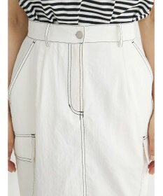 Green Parks ・ＳＵＧＡＲ　ＳＰＯＯＮ　配色ｓｔカーゴスカート