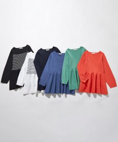 ANY SIS 【洗える】スポンディッシュペプラム ニット