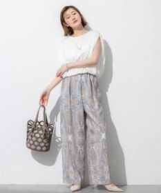 23区 【Oggi6月号掲載】Ratti ドローイング ペイズリー プリント コンビ バッグ