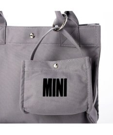 UNBILLION カシュカシュ cachecache / フロッキーポーチ付きキャンバストート